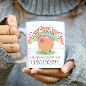 ACAB Capybara Meme Funny Coffee Mug