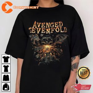 Avenged Sevenfold Live Tour Fan Gift T-shirt