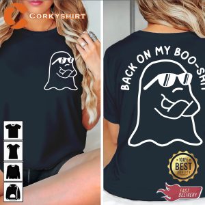 Back On My Boo Sheet Halloween Sweatshirt