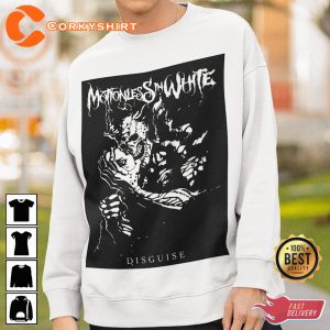 Band Motionless In White Disguise Album Horror T-shirt