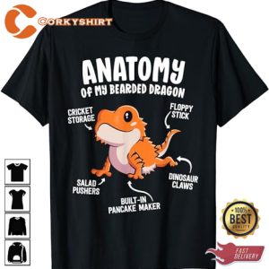 Bearded Dragon Enthusiast Discover the Reptile World T-Shirt