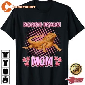 Bearded Dragon Mom Reptile Lover T-shirt