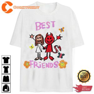 Best Friends Angel And Devil T-Shirt