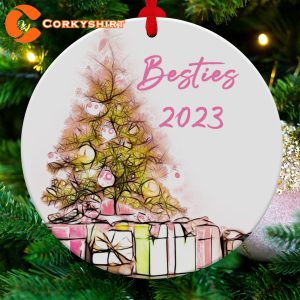Bestie Gift Ornament Christmas Decoration Holiday Gift Idea Design