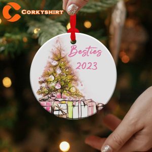 Bestie Gift Ornament Christmas Decoration Holiday Gift Idea Design
