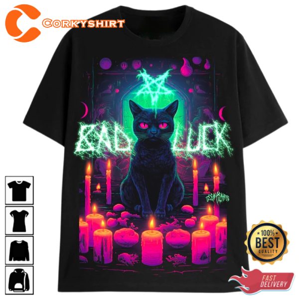 Black Cat Bad Luck T-Shirt