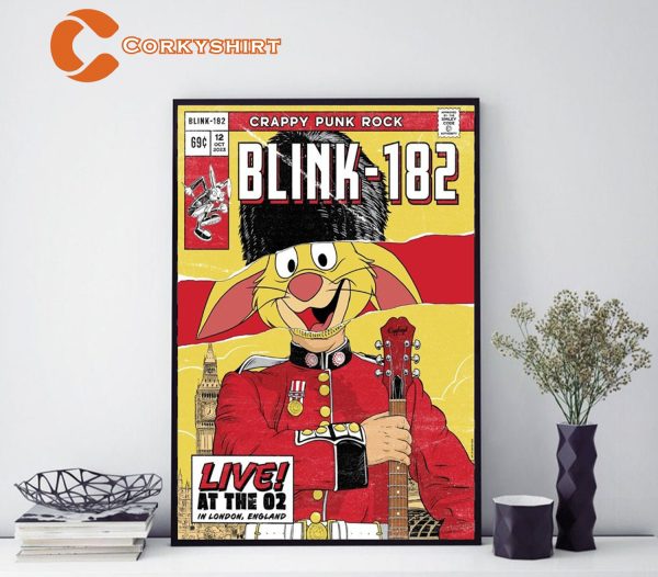 Blink-182 Crappy Punk Rock Live Tour Poster