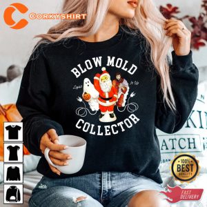 Blow Mold Collector Light It Up Christmas Halloween Sweatshirt