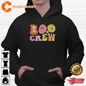 Boo Crew Funny Halloween Teachers Students Hoodie Shirt