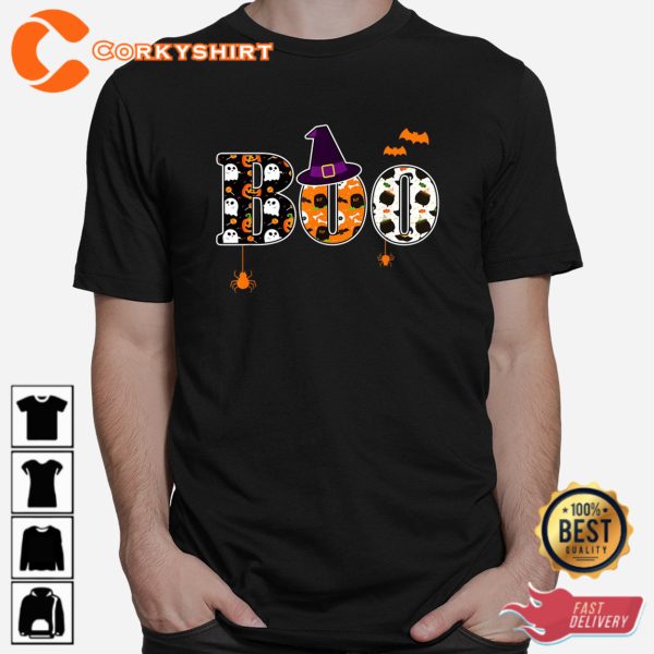 Boo Halloween Witch Sweatshirt