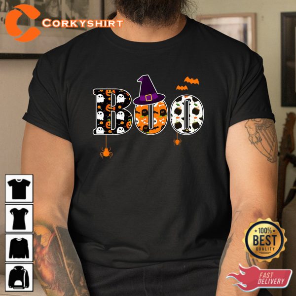 Boo Halloween Witch Sweatshirt