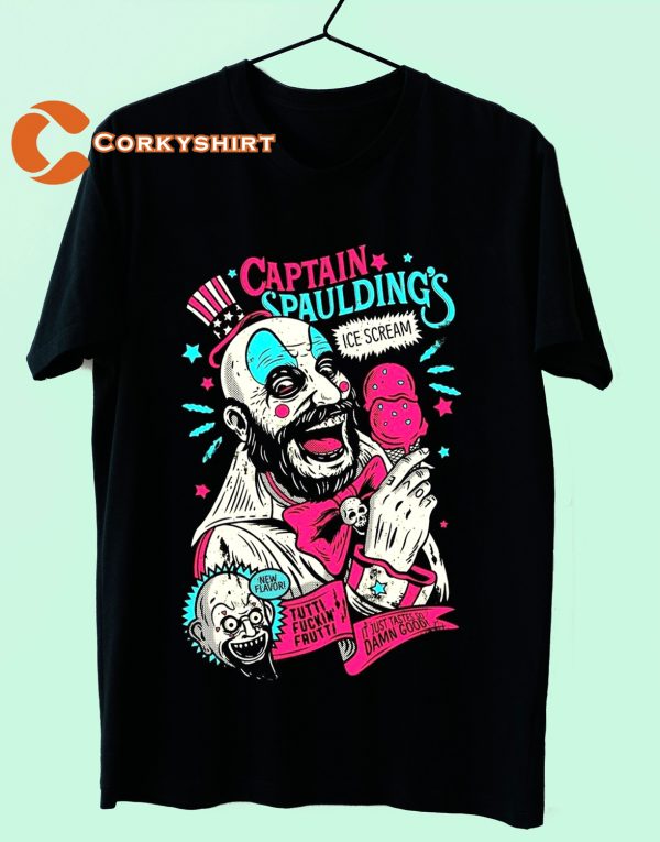 Captain Spaulding Fried Chicken Horror Halloween Costume T-Shirt
