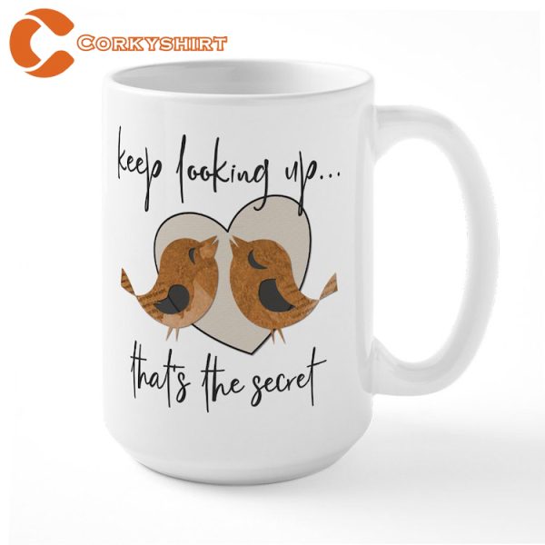 Christian Design Keep Looking Up Coffee Mug