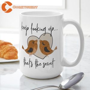 Christian Design Keep Looking Up Coffee Mug
