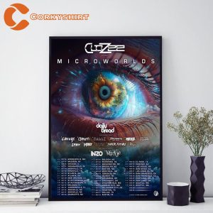CloZee Music Tour 2023 Microworlds North American Concert Poster
