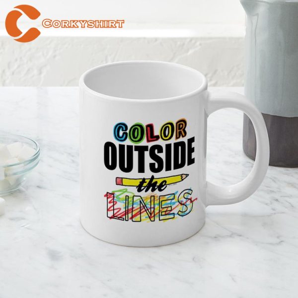 Color Outside The Lines Coffee Mug