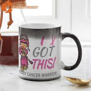 Combat Girl Breast Cancer Awareness Coffee Mug
