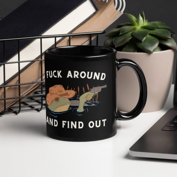 Cowboy Frog F Around And Find Out Trendy Coffee Mug