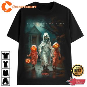Creeps Come Out Halloween Pumpkin Costume T-Shirt