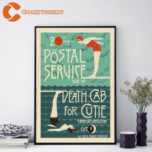 Death Cab for Cutie With The Postal Service Tour 2023 Poster