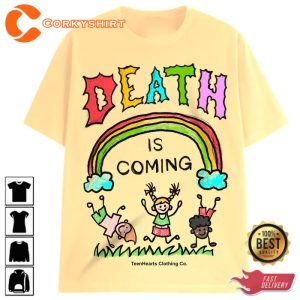 Death Is Coming Rainbow Kids T-Shirt