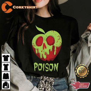 Disney Poison Apple Funny Have A Bite Halloween Costume T-Shirt