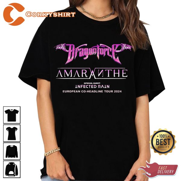 DragonForce And Amaranthe Co-Headline Tour 2024 Merch