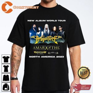 DragonForce Tour 2023 Merch New Album World Tour T-shirt