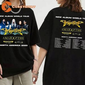 DragonForce Tour Dates 2023 New Album World Tour T-shirt