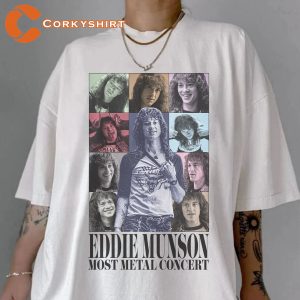 Eddie Munson Most Metal Concert Eras Tour Inspired T-Shirt