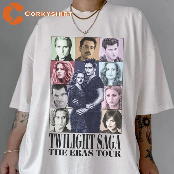 Edward Twilight The Eras Saga Inspired T-Shirt