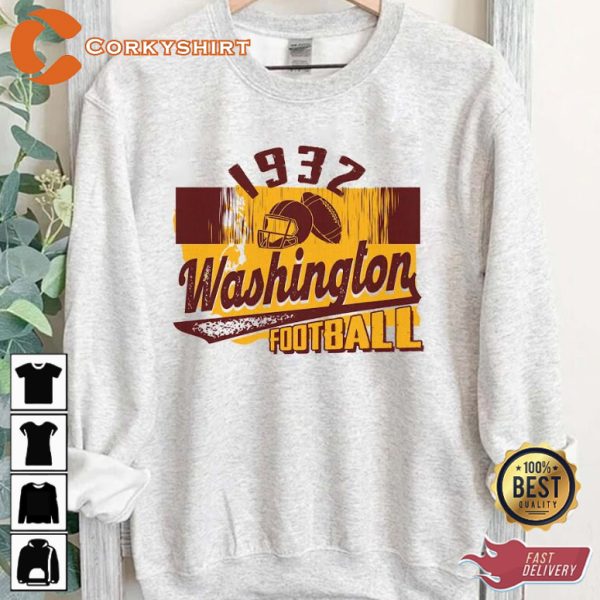 Est 1932 Washington Vintage Inspired Nfl Football Sportwear Sweatshirt