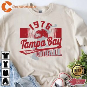 Est 1976 Tampa Bay Vintage Inspired Nfl Football Sportwear Sweatshirt