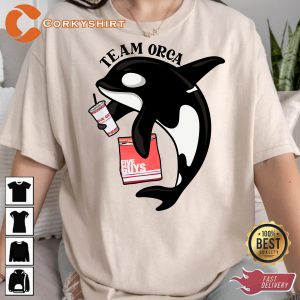 Five Guys Sink The Rich White Gladys Orca Team T-Shirt