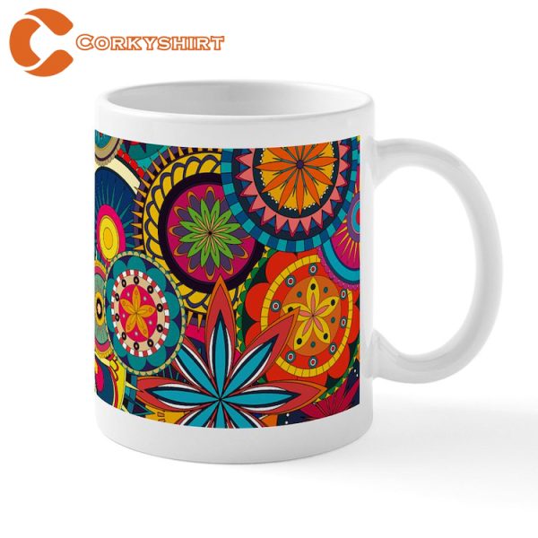 Funky Retro Pattern Coffee Mug