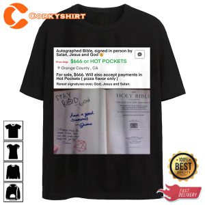 Funny Autographed Signed Bible T-Shirt