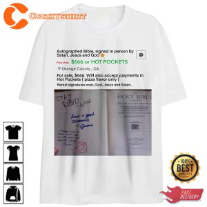 Funny Autographed Signed Bible T-Shirt