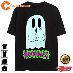 Funny Boobies Ghost T-Shirt