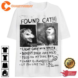 Funny Found Cat T-Shirt