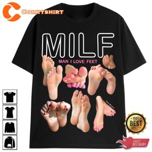 Funny Play word Man I Love Feet T-Shirt