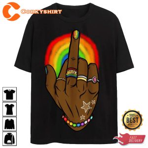 Funny Pride F Finger T-Shirt