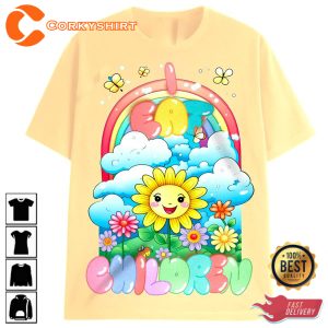 Funny Sunflower I Eat Children T-Shirt