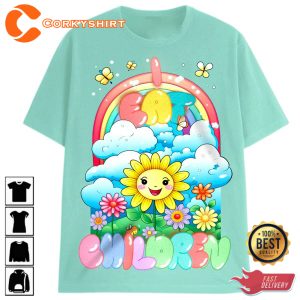 Funny Sunflower I Eat Children T-Shirt