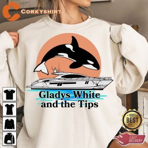 Gladys White And The Tips The Yacht-sinking Orca T-Shirt