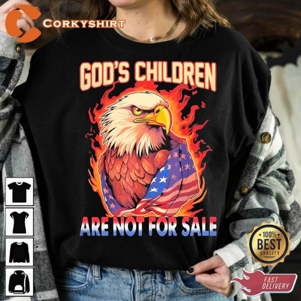 Gods Children Are Not For Sale End Human Trafficking T-Shirt