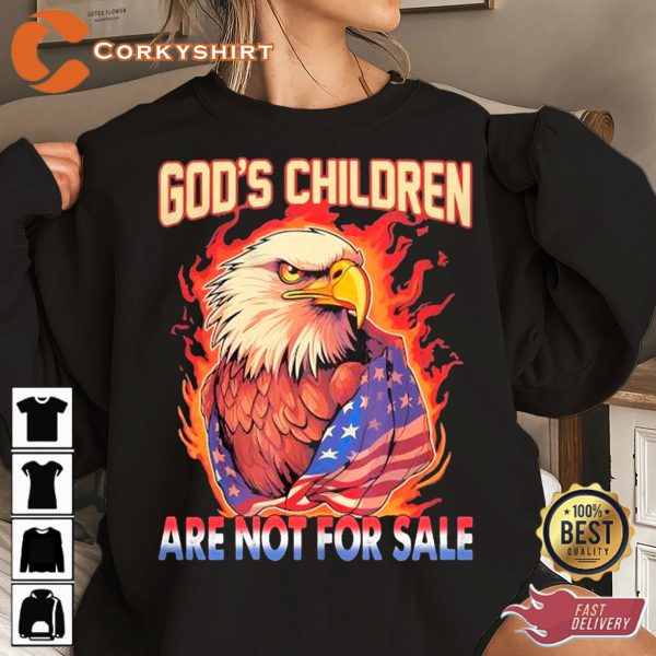 Gods Children Are Not For Sale End Human Trafficking T-Shirt