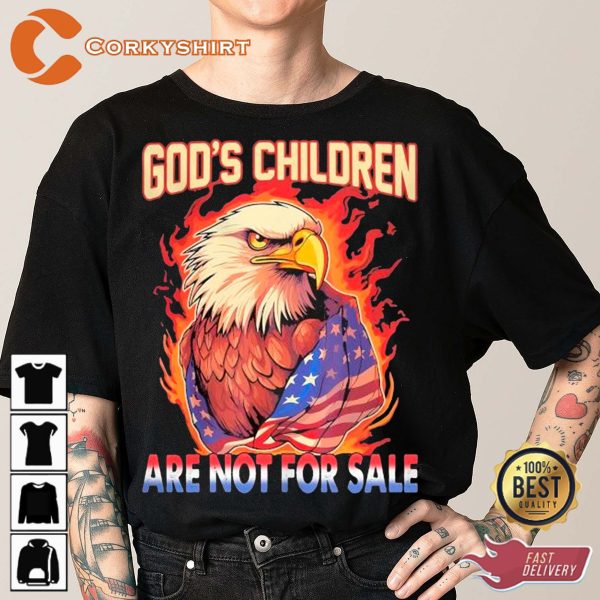 Gods Children Are Not For Sale End Human Trafficking T-Shirt