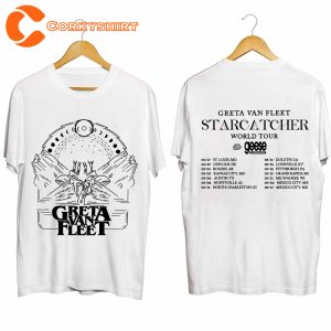 Greta Van Fleet Starcatcher World Tour 2024 T-shirt