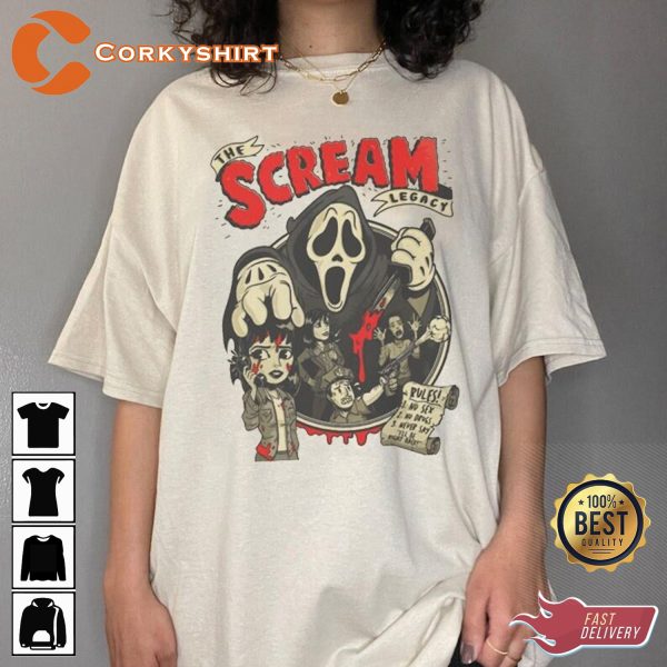 Halloween Scream Movie Ghostface Horror T-shirt