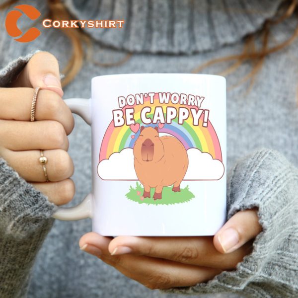 Happy Capybara Mug Capybara Gifts Capybara Meme Funny